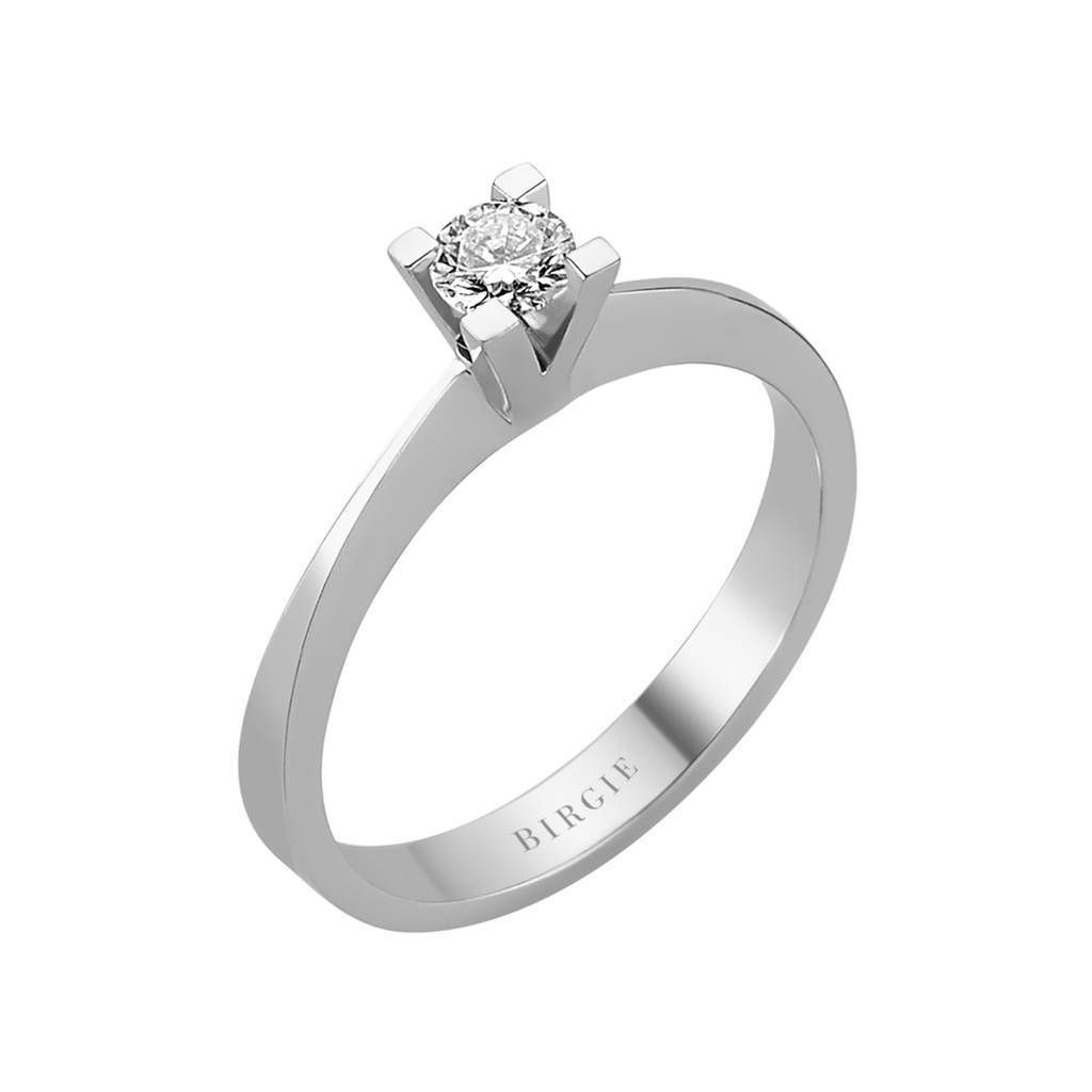 Bague solitaire diamant 0,23 carat