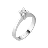 Bague solitaire diamant 0,24 carat