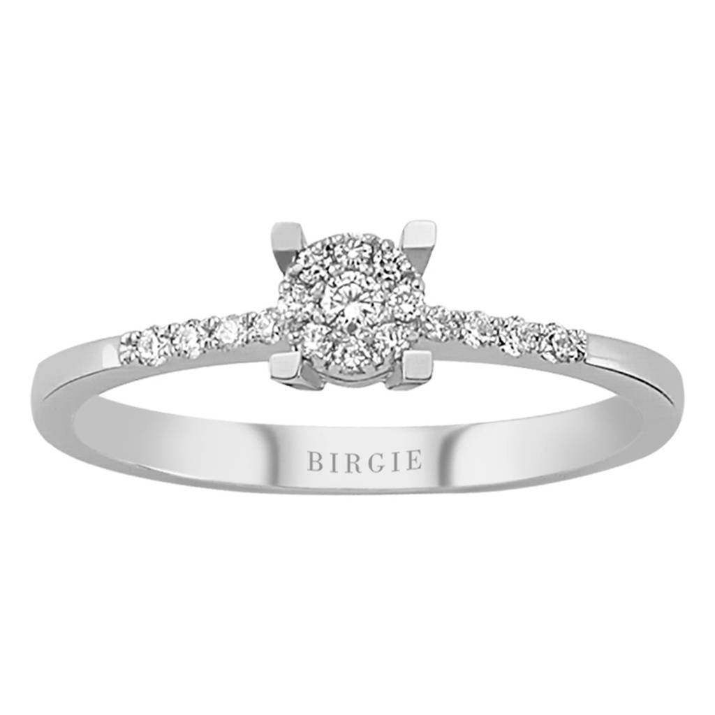 0.30 Carat Appearance Diamond Halo Ring