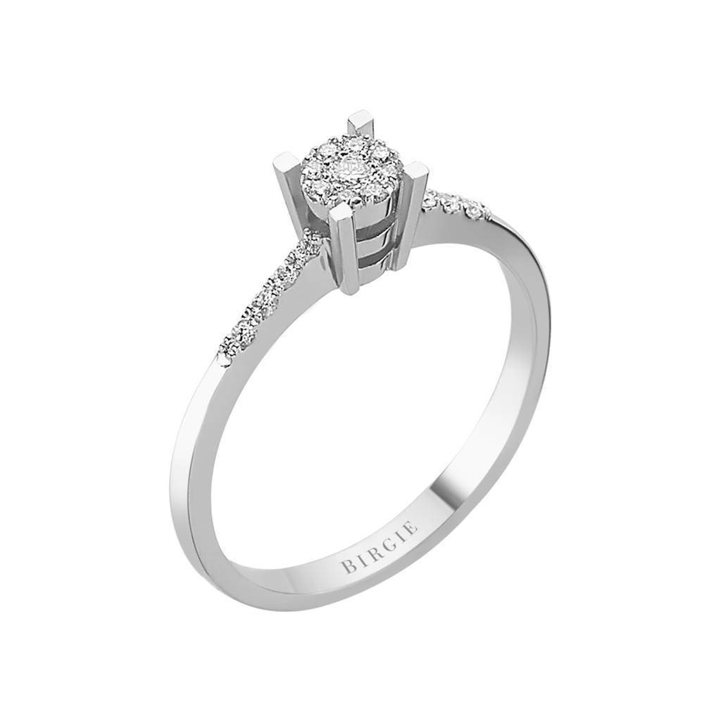 0.30 Carat Appearance Diamond Halo Ring