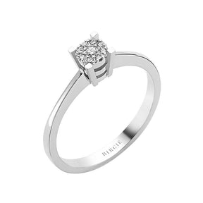 0.50 Carat Appearance Diamond Halo Ring