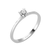 0.18 Carat Solitär Diamantring