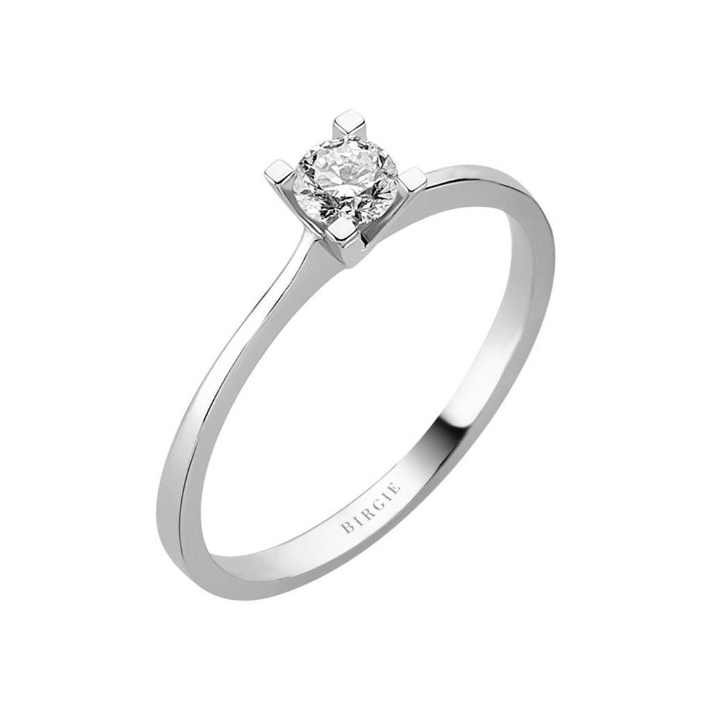 Bague solitaire diamant 0,25 carat