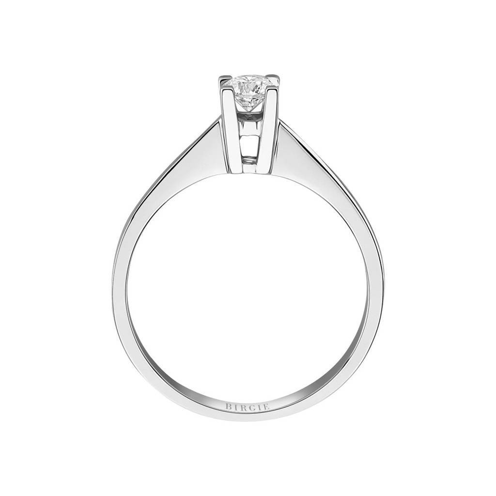 Bague solitaire diamant 0,22 carat