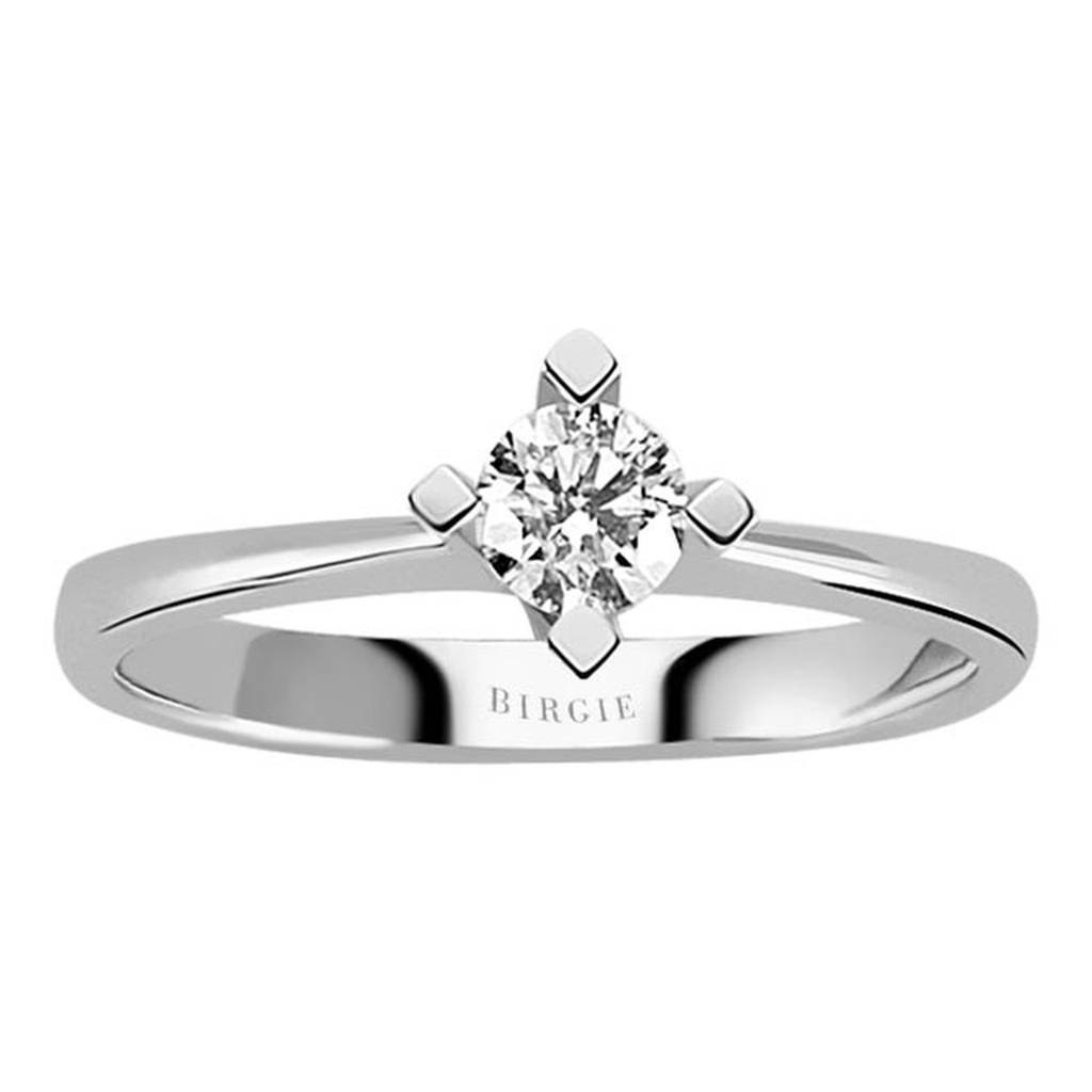 0.28 Carat G Color Diamond Solitaire Ring