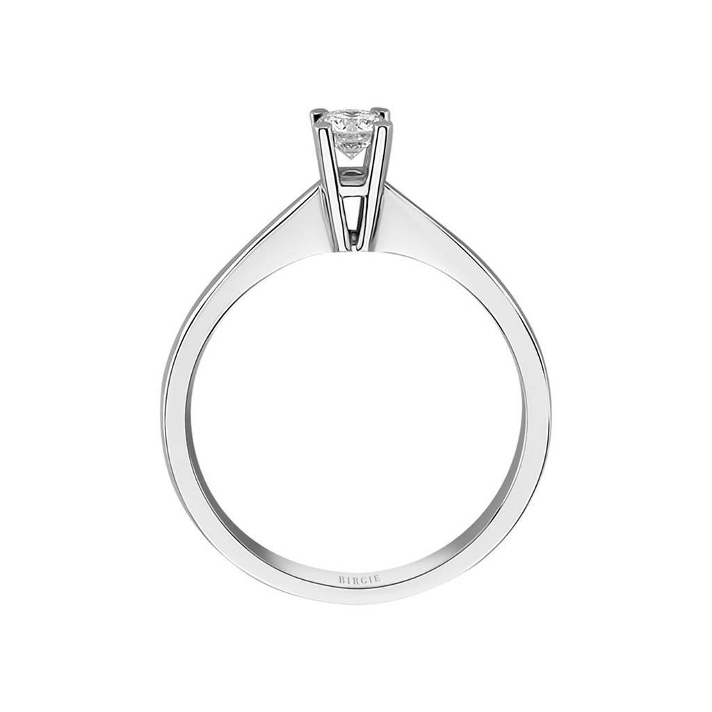 Bague solitaire diamant 0,22 carat