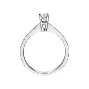 Bague solitaire diamant 0,22 carat