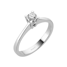 0.33 Carat F Colour Diamond Solitaire Ring