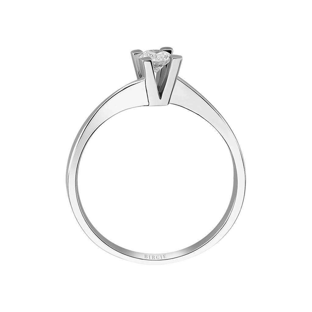 Bague solitaire diamant 0,22 carat