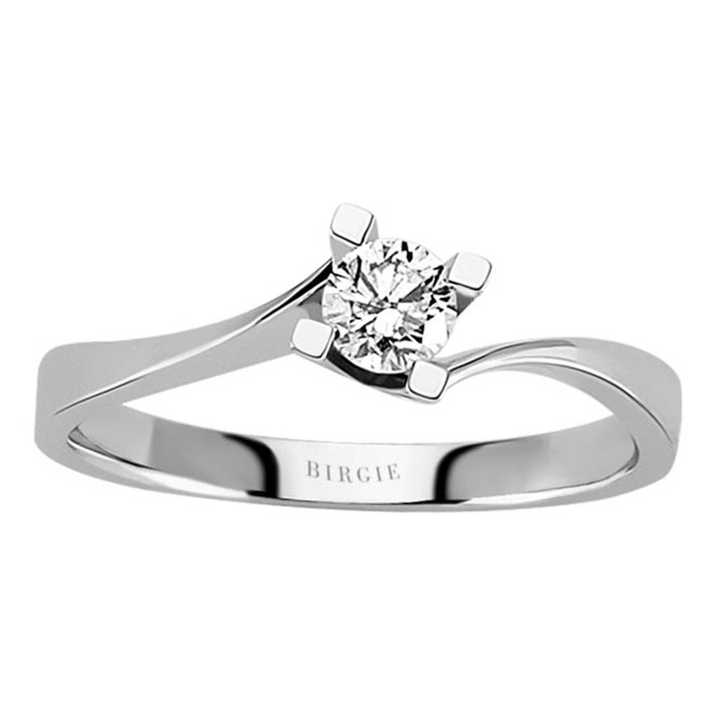 0.31 Carat E Color Diamond Solitaire Ring