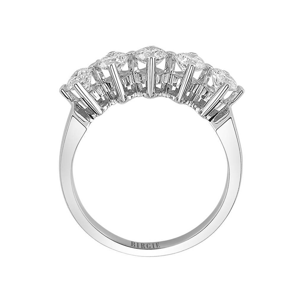 Bague de fiançailles 5 pierres diamant 0,92 carat