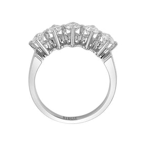 Bague de fiançailles 5 pierres diamant 0,92 carat