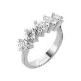 E Colour 1.54 Carat Diamond 5 Stone Engagement Ring