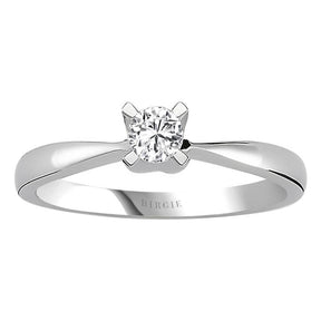 Bague solitaire diamant 0,20 carat