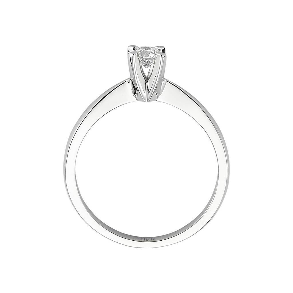 Bague solitaire diamant 0,20 carat