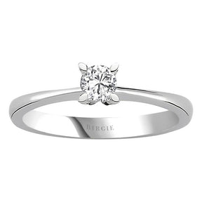 Bague solitaire diamant 0,20 carat