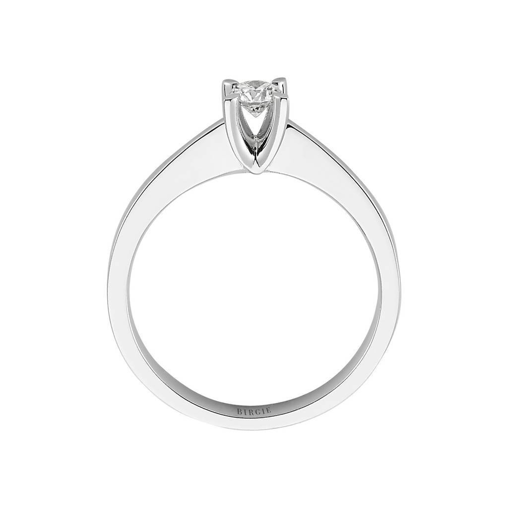 Bague solitaire diamant 0,20 carat