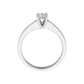 Bague solitaire diamant 0,20 carat