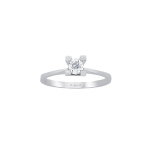 0.50 Carat Appearance Diamond Solitaire Ring