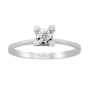 0.50 Carat Appearance Diamond Solitaire Ring