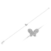 Bracelet papillons diamants