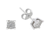 0,60 Carat Diamant Effekt Solitaire Ohrstecker