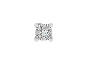 0,30 Carat Diamant Solitaire Effekt Herren Ohrstecker