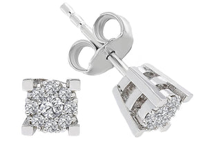 1,70 Carat Diamant Effekt Solitaire Ohrstecker