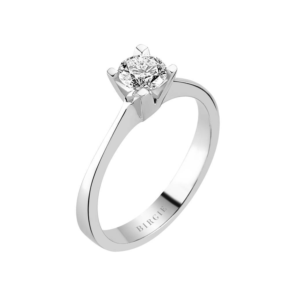 Bague solitaire diamant 0,45 carat