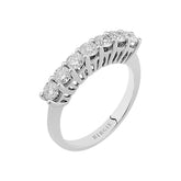 0.97 Carat Diamond 7 Stone Engagement Ring