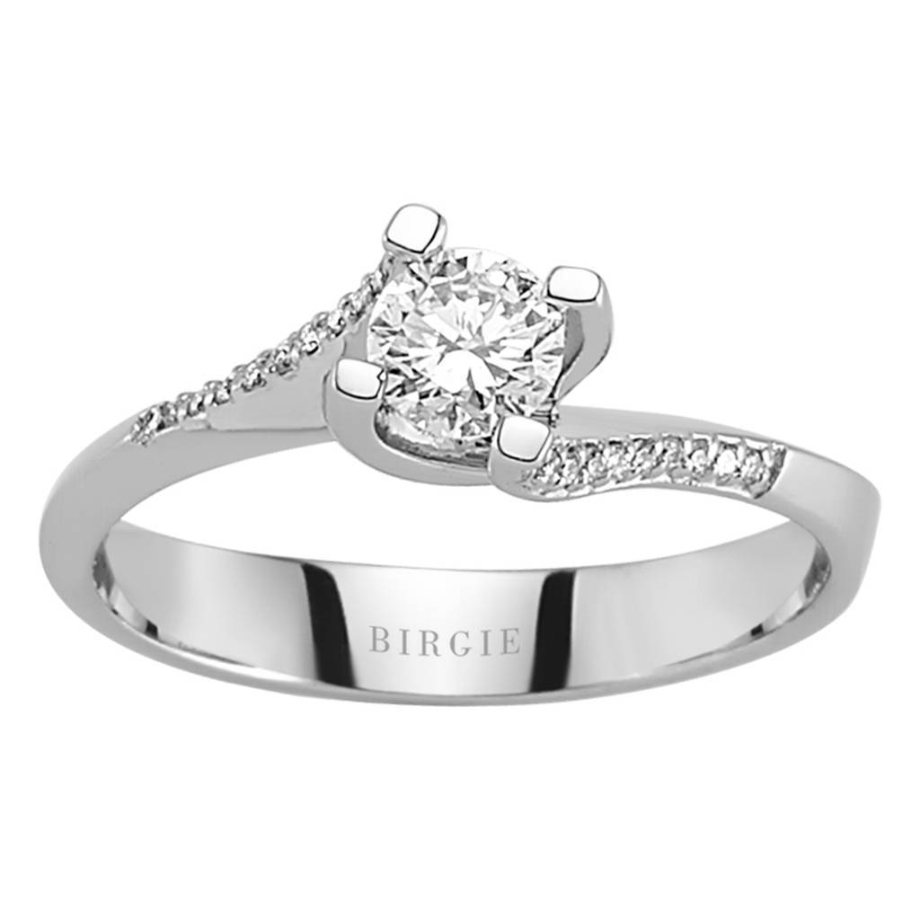 0.35 Carat Diamond Halo Engagement Ring