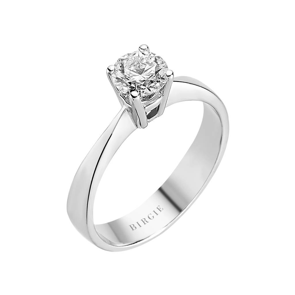 Bague solitaire diamant 0,55 carat