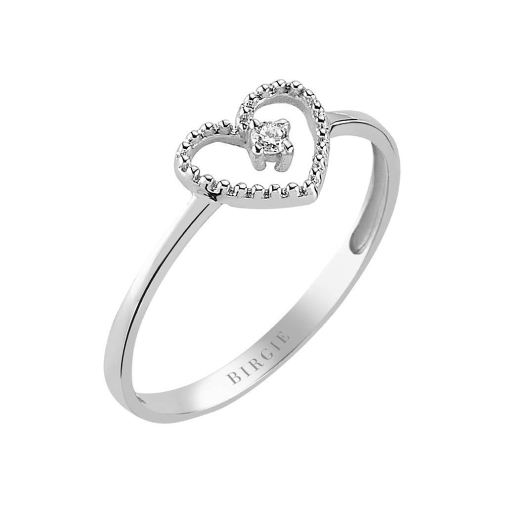 Diamond in My Heart Solitaire Ring