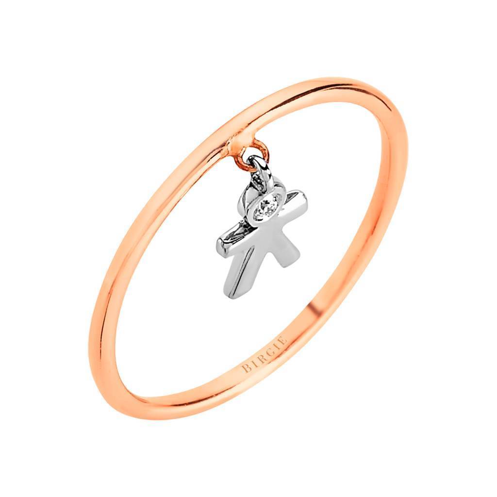 Diamond Stickman Ring