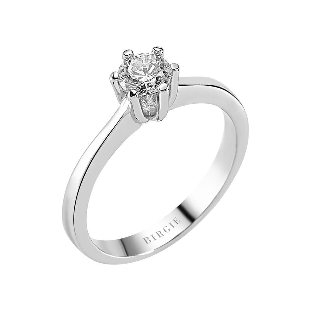 Bague solitaire diamant 0,50 carat