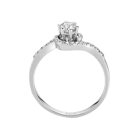 Total 0.34 Carat Diamond Solitaire Ring