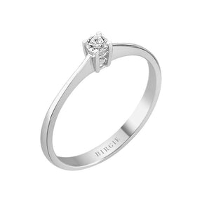 0.10 Carat Solitär Diamantring