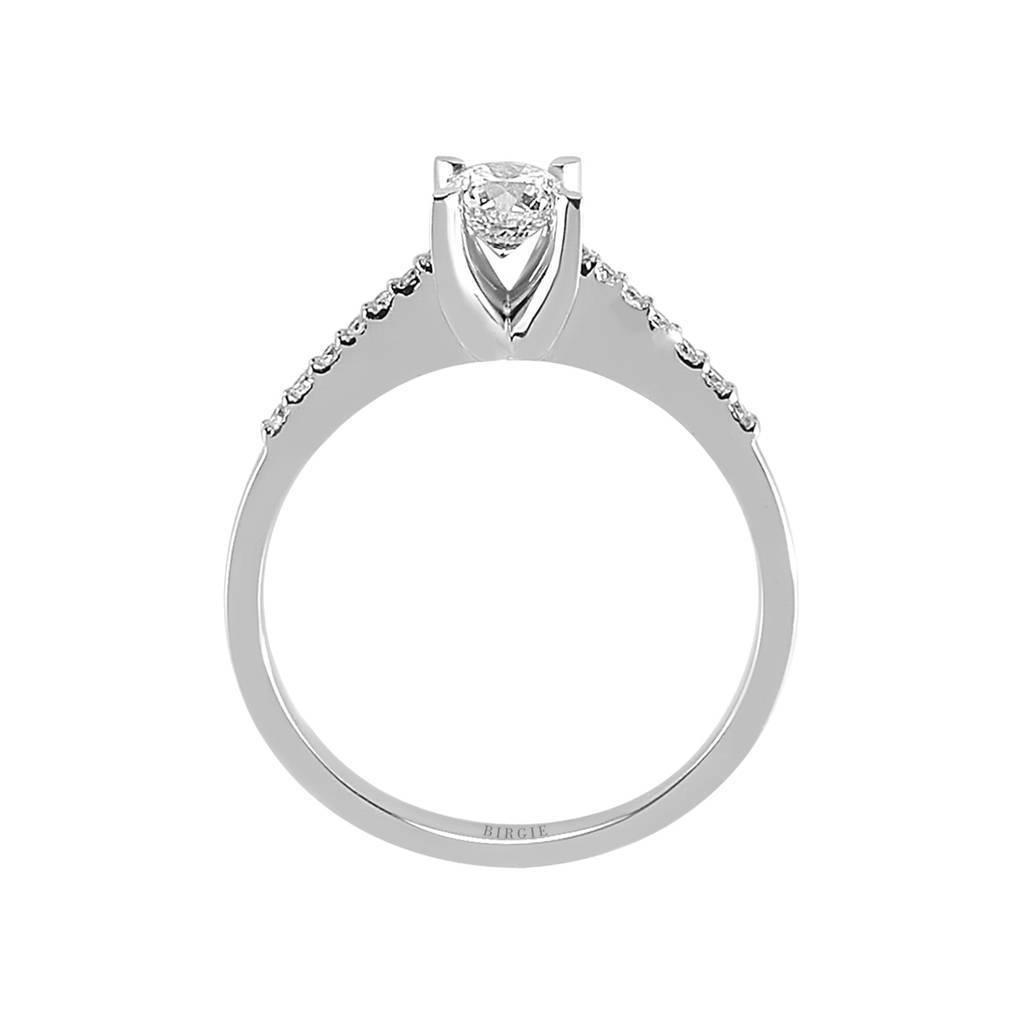 0.51 Carat Diamond Halo Engagement Ring