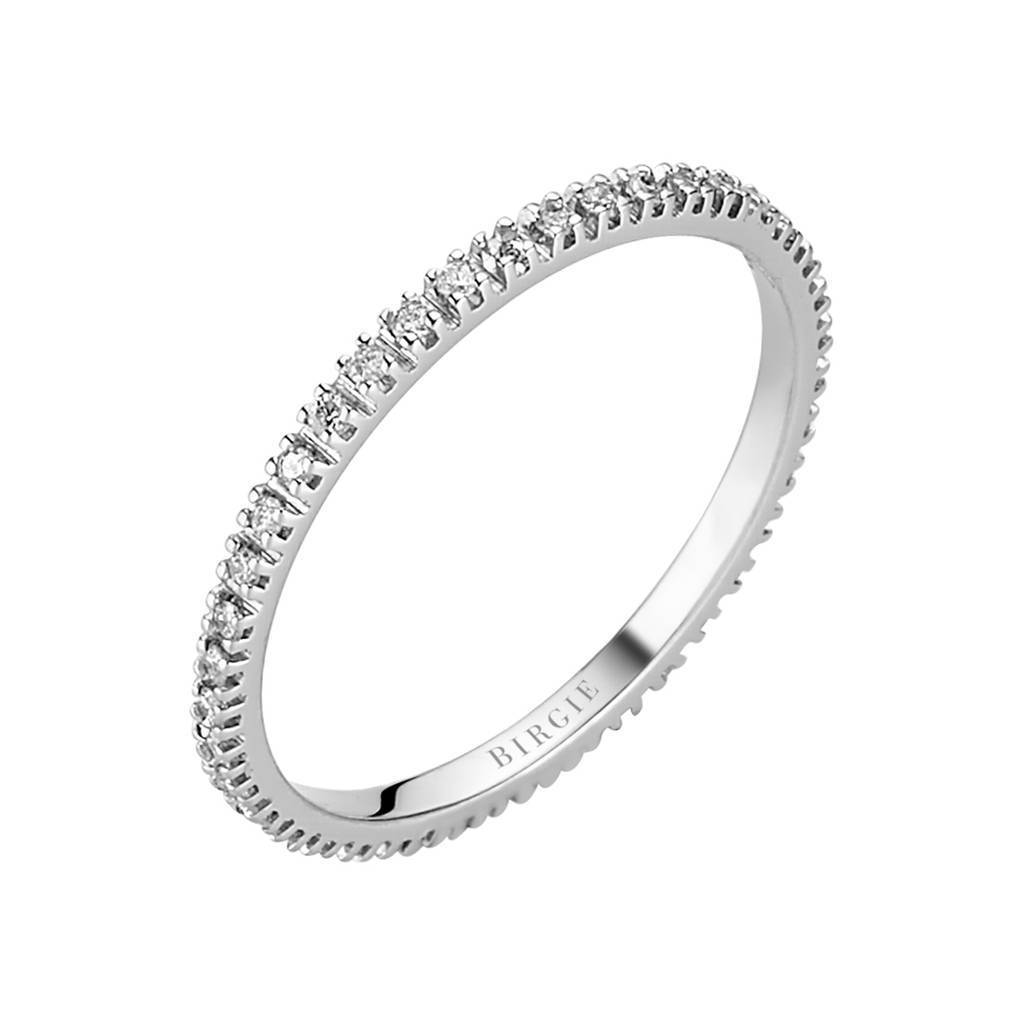 Bague de mariage d'éternité en diamant de 0,25 carat