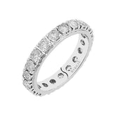 1.84 Carat Diamond Eternity Wedding Ring