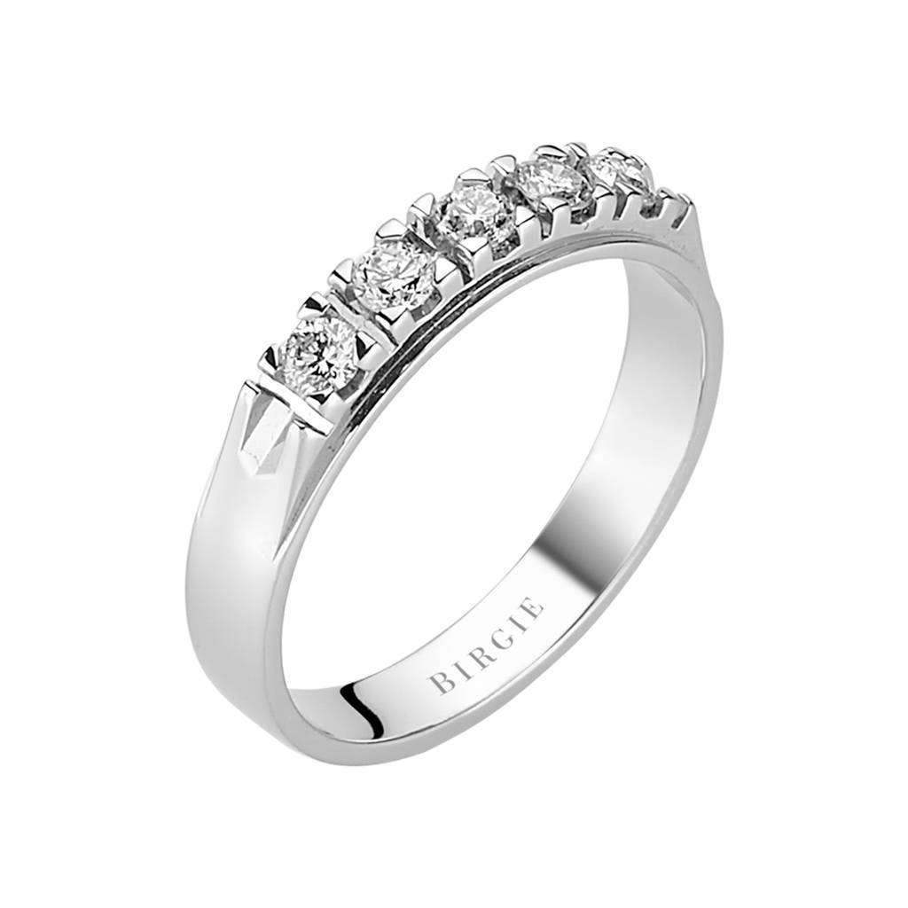 0.31 Carat Diamond 5 Stone Engagement Ring