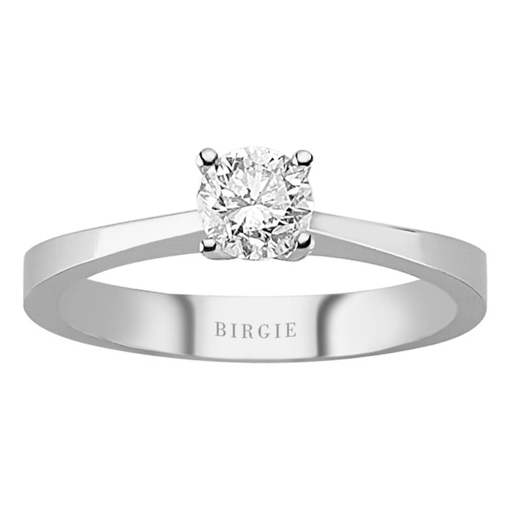 Bague solitaire diamant 0,55 carat