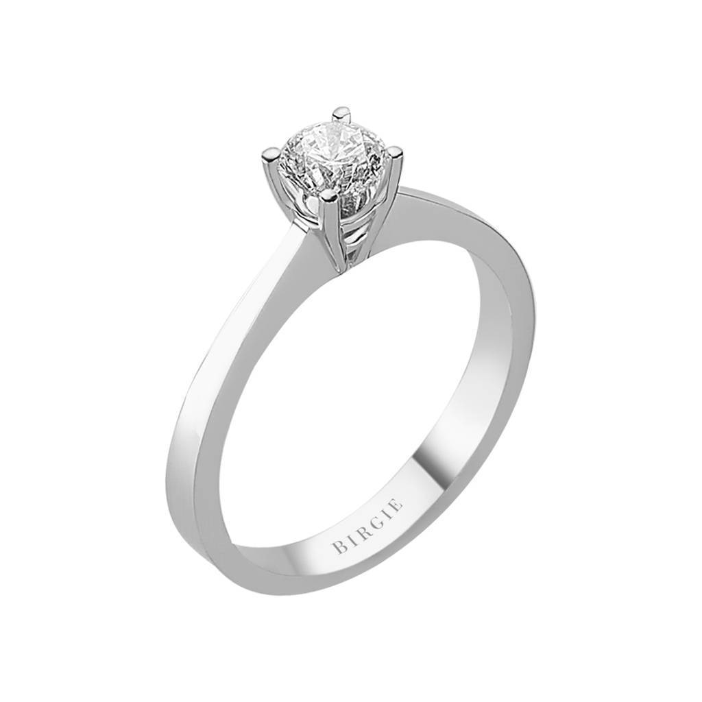 Bague solitaire diamant 0,55 carat