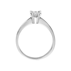 Bague solitaire diamant 0,22 carat