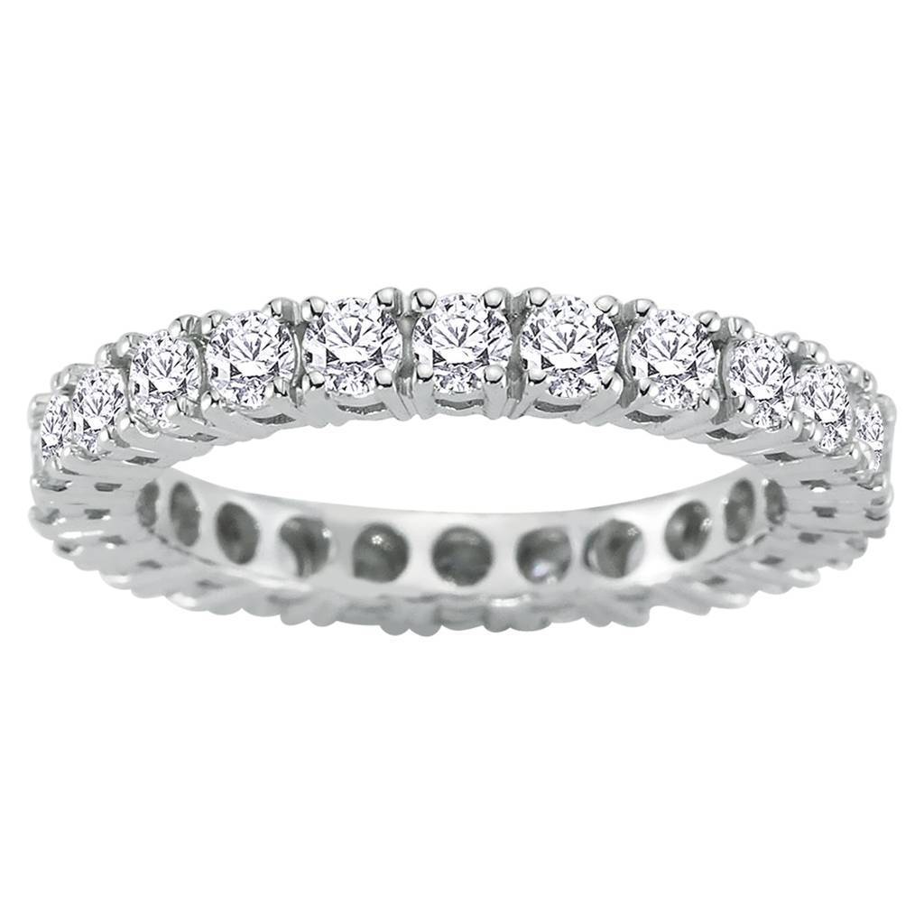 1.79 Carat Diamond Eternity Wedding Ring