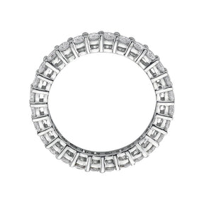 Bague de mariage d'éternité en diamant de 1,64 carat