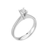 Bague solitaire diamant couleur D 0,33 carat