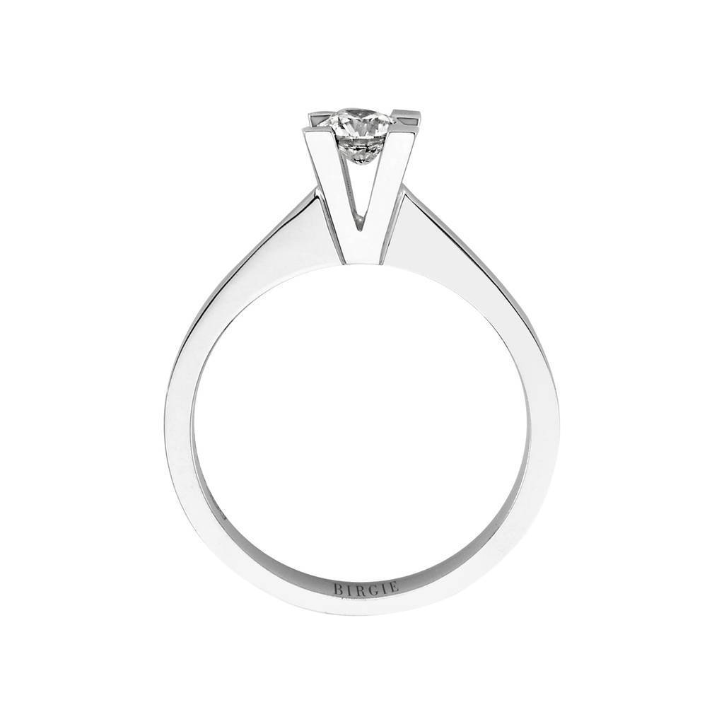 Bague solitaire diamant 0,36 carat