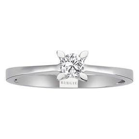 Bague solitaire diamant 0,20 carat