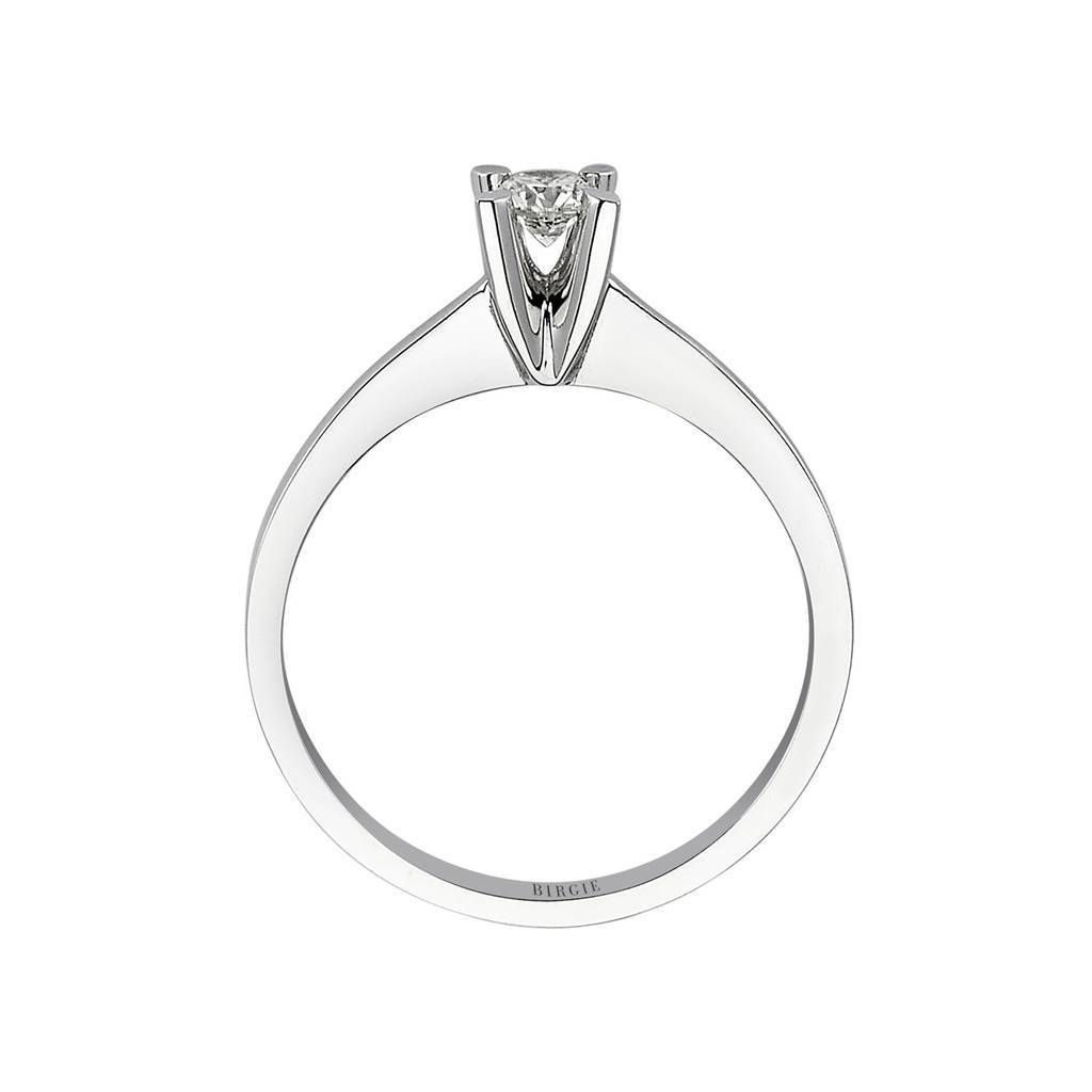 Bague solitaire diamant 0,20 carat